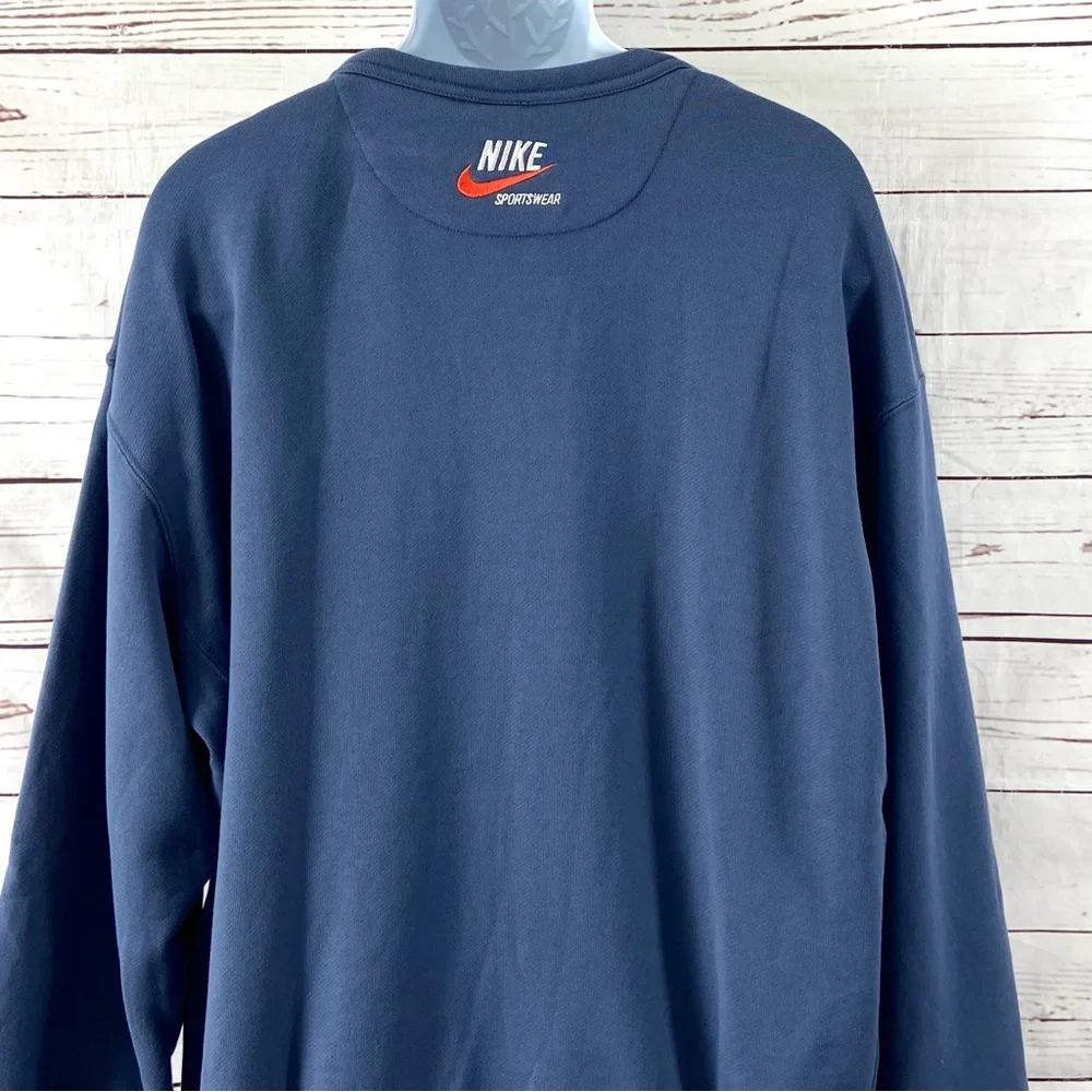 Nike Men's Sportswear Trend‎ Fleece Crew Diffused Blue Size Large DX0025-491.